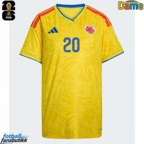 Colombia Juan Fernando Quintero #20 Hjemmedrakt Dame VM 2026 Kortermet